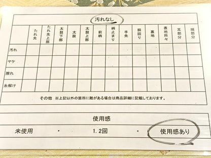 平和屋着物◎六通柄袋帯　唐織　立波地紙花文　金銀糸　正絹　逸品　BAAU6106yc
