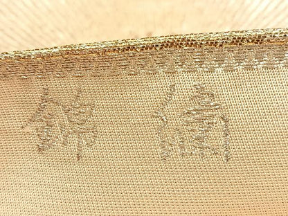 平和屋着物◎六通柄袋帯　唐織　錦繍　菱松文　金銀糸　正絹　逸品　BAAU6389yc