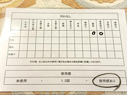 平和屋着物◎六通柄袋帯　唐織　大宮どんす　亀甲草花文　金銀糸　正絹　逸品　BAAU6474yc