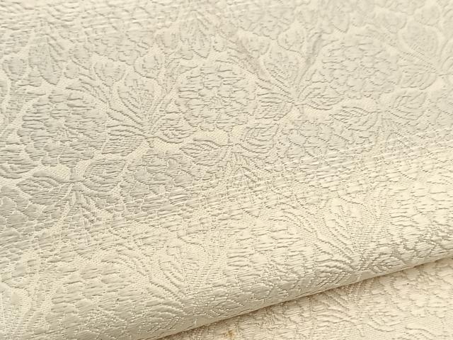 平和屋着物●六通柄袋帯　唐織　更紗横段文　正絹　逸品　BAAU6658yc