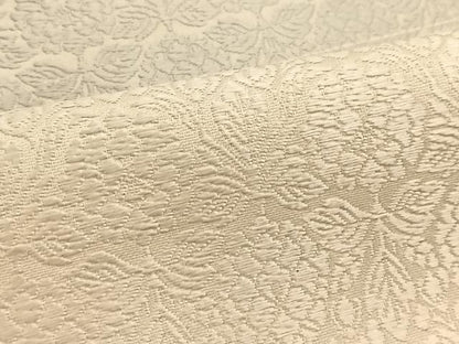 平和屋着物●六通柄袋帯　唐織　更紗横段文　正絹　逸品　BAAU6658yc