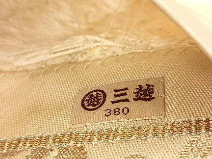 平和屋着物◎六通柄 本袋帯 陶器花文 金糸 三越扱い 正絹 逸品 BAAU6719yc