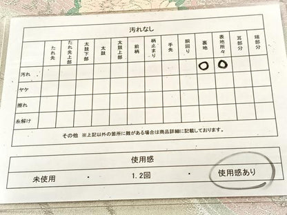 平和屋着物◎六通柄袋帯　唐織　花流水　銀糸　正絹　逸品　BAAU6761yc