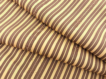 平和屋着物●上質な小紋　縞　正絹　逸品　BAAU7146gt