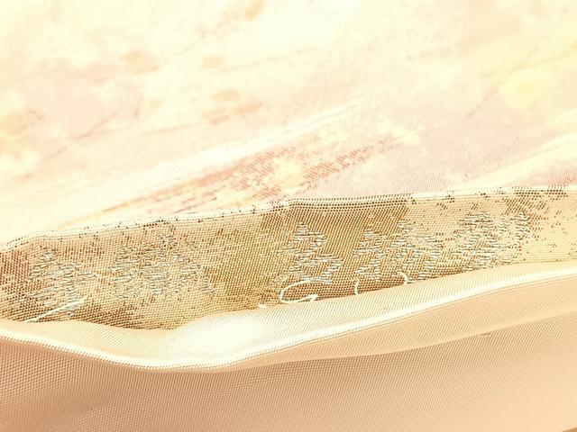 平和屋着物◎六通柄袋帯　手織　名物裂　金銀糸　正絹　逸品　BAAU7794hv