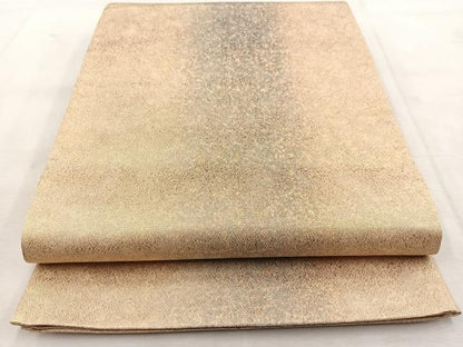 平和屋着物◎全通柄袋帯　霞文　金糸　正絹　逸品　BAAU8413yc