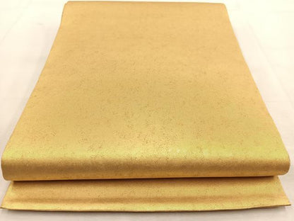 平和屋着物◎六通柄袋帯　霞文　金糸　引箔　正絹　逸品　BAAU8425yc