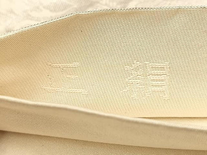 平和屋着物◎六通柄袋帯 正倉院花文 銀糸 正絹 逸品 BAAU8552yc
