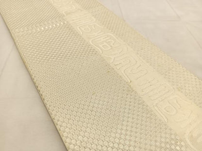 平和屋着物◎六通柄袋帯 唐織 寿字文 銀糸 正絹 逸品 BAAU8610yc