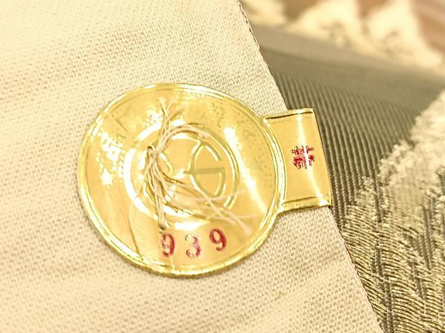 平和屋着物◎西陣　六通柄袋帯　樹林文　金銀糸　証紙付き　正絹　逸品　未使用　BAAU8619yc