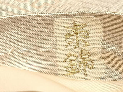 平和屋着物◎六通柄袋帯　綴れ　栄錦　正倉院紋　金銀糸　引箔　正絹　逸品　BAAU8824yc