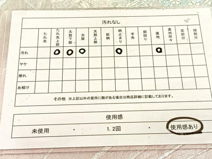 平和屋着物◎六通柄袋帯　唐織　孔雀花文　銀彩　正絹　逸品　BAAU8970yc