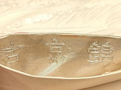 平和屋着物◎六通柄袋帯 渡橋松文 古京錦 二重引箔 正絹 逸品 BAAU9032yc