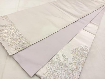 平和屋着物◎太鼓柄袋帯　松　金銀糸　正絹　逸品　BAAU9078yc