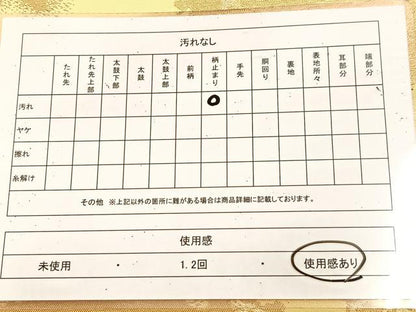 平和屋着物◎六通柄袋帯　立波文　金銀糸　引箔　正絹　逸品　BAAU9142yc