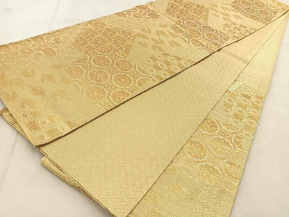 平和屋着物◎佐賀錦　六通柄袋帯　名物裂　名物錦　金糸　正絹　逸品　BAAU9210yc