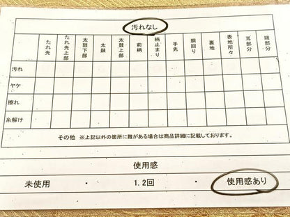 平和屋着物◎六通柄袋帯　菊舞蝶文　金糸　正絹　逸品　BAAU9218yc