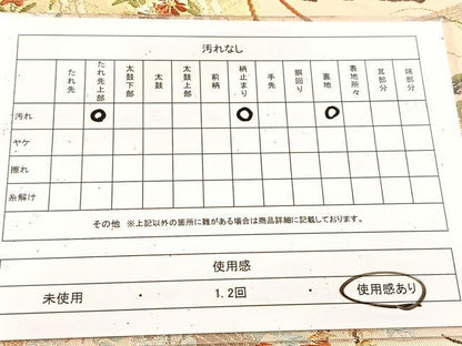 平和屋着物◎六通柄袋帯　唐織　御所車風景文　金銀糸　正絹　逸品　BAAU9264yc