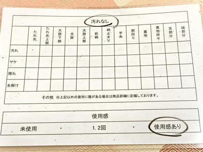 平和屋着物◎佐賀錦　両面　六通柄袋帯　重ね山風景文　正絹　逸品　BAAU9351yc