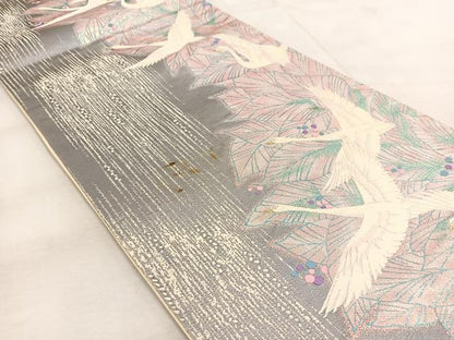 平和屋着物◎六通柄袋帯　唐織　飛鳥南天文　正絹　逸品　BAAU9405yc