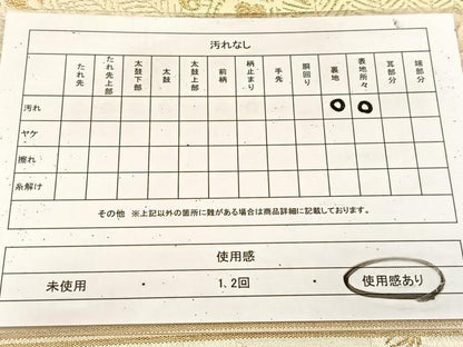 平和屋着物◎六通柄袋帯　孔雀　金銀糸　正絹　逸品　BAAU9469yc