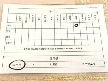 平和屋着物◎六通柄袋帯　花鳥文　金糸　正絹　逸品　未使用　BAAU9556yc