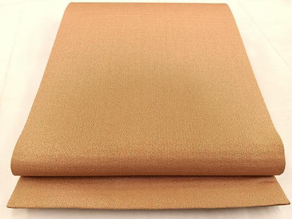 平和屋着物◎両面　全通柄袋帯　横段文　金糸　正絹　逸品　BAAU9618yc