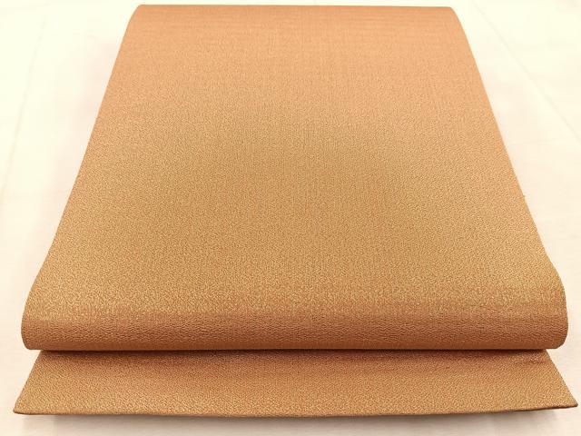 平和屋着物◎両面　全通柄袋帯　横段文　金糸　正絹　逸品　BAAU9618yc