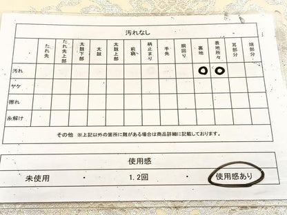 平和屋着物◎六通柄袋帯　更紗花鳥文　銀糸　正絹　逸品　BAAU9761yc