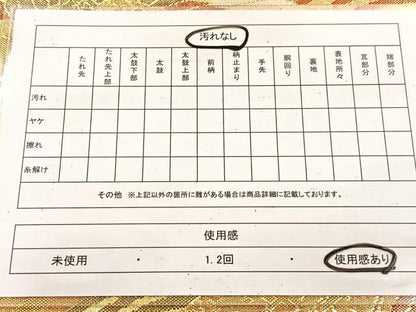 平和屋着物◎六通柄袋帯　鳳凰立波文　金糸　正絹　逸品　BAAU9862yc