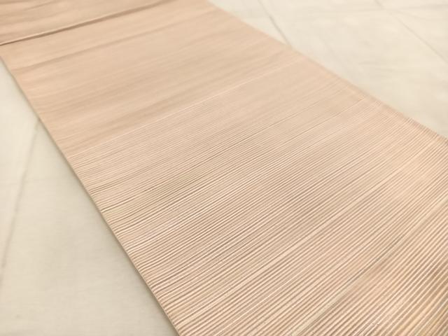 平和屋着物◎六通柄袋帯　横段文　金糸　正絹　逸品　BAAU9876yc
