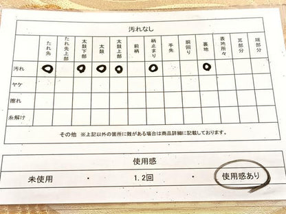平和屋着物◎六通柄袋帯　立波文　金糸　正絹　逸品　BAAU9922yc