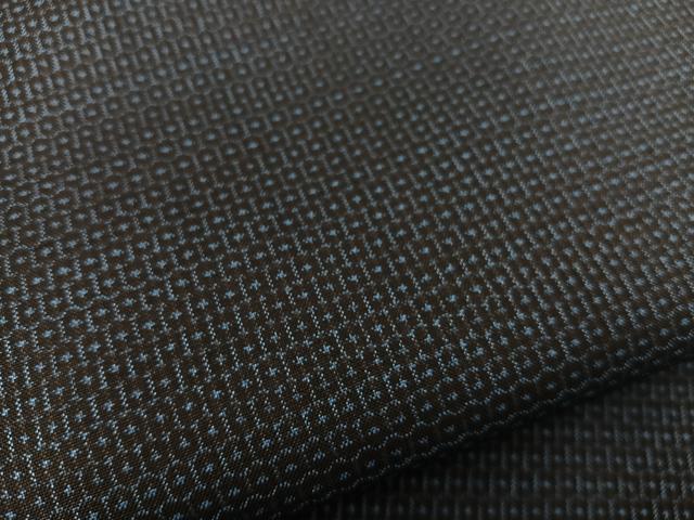 平和屋着物●男性 本場大島紬 アンサンブル 100亀甲 総詰め 正絹 逸品 BAAV0048mz