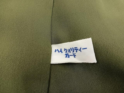 平和屋着物●上質な小紋　市松文様　正絹　逸品　BAAV0486mz