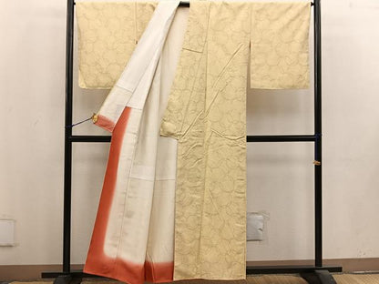 平和屋着物■上質な紬　丸文　正絹　逸品　BAAV0846mz