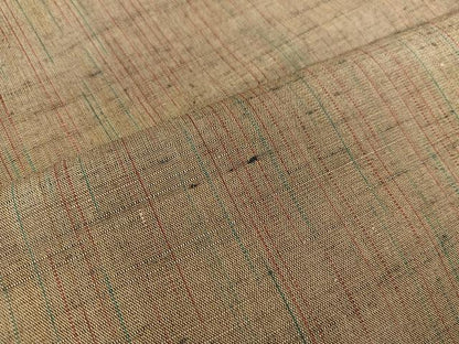 平和屋着物■上質な紬　幾何学文様　正絹　逸品　BAAV0927mz