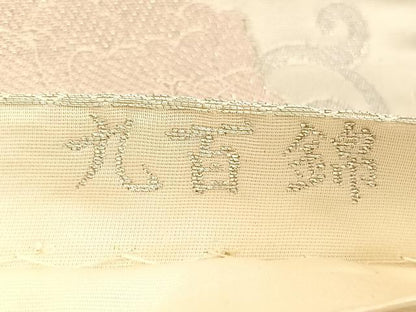 平和屋着物◎六通柄袋帯　唐織　鳳凰花唐草文　九百錦　プラチナ箔　正絹　逸品　BAAV1540hv