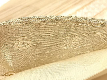 平和屋着物◎六通柄袋帯　舞蝶文　金銀糸　正絹　逸品　BAAV1706hv