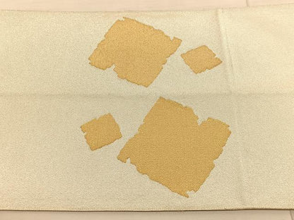平和屋着物◎太鼓柄袋帯 綴れ 破れ色紙 金銀糸 正絹 逸品 BAAV1841hv