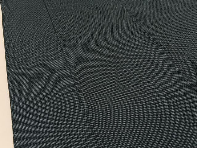 平和屋着物●男性 紬 アンサンブル 100亀甲 羽裏：鷹 正絹 逸品 BAAV2010hj
