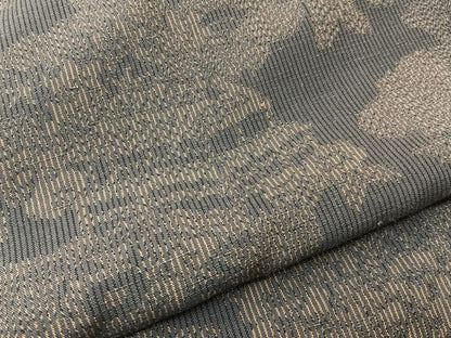 平和屋着物■上質な紬 雲取り風景花文 正絹 逸品 BAAV2387hj
