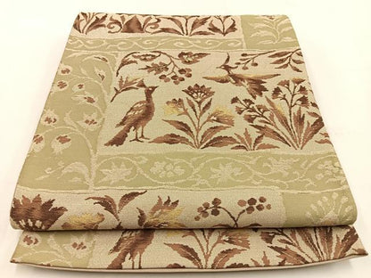 平和屋着物◎六通柄袋帯 花鳥文 金糸 BAAV2937hj