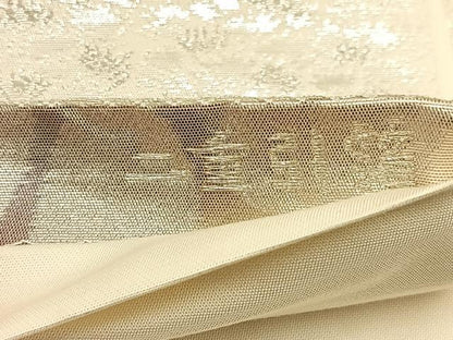 平和屋着物◎六通柄袋帯　古京錦　樹林文　銀糸　二重引箔　正絹　逸品　BAAV2954hj