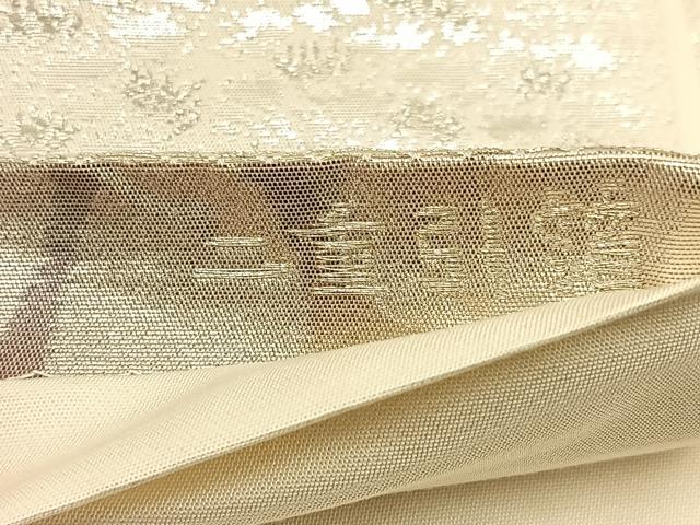 平和屋着物◎六通柄袋帯　古京錦　樹林文　銀糸　二重引箔　正絹　逸品　BAAV2954hj