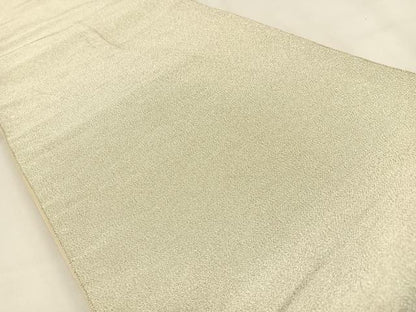 平和屋着物◎全通柄袋帯　銀糸　正絹　逸品　BAAV2987hj