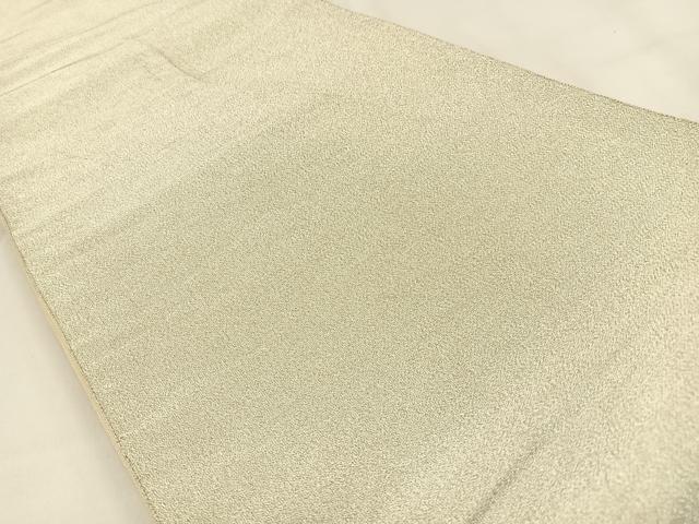 平和屋着物◎全通柄袋帯　銀糸　正絹　逸品　BAAV2987hj