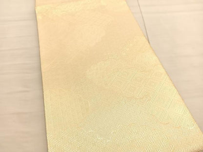 平和屋着物◎佐賀錦　全通柄袋帯　瑞雲　金糸　正絹　逸品　BAAV3194hv