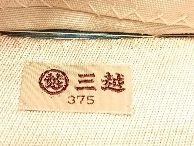 平和屋着物◎六通柄袋帯 飾花文 金銀糸 三越扱い 正絹 逸品 BAAV3391hv