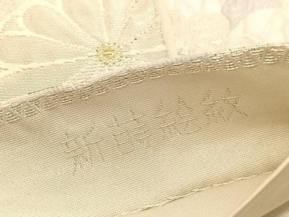 平和屋着物◎六通柄袋帯　唐織　新蒔絵紋　金銀糸　正絹　逸品　BAAV3511hv