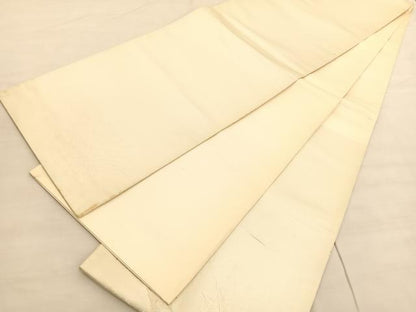 平和屋着物◎太鼓柄袋帯 総刺繍 孔雀 銀糸 正絹 逸品 BAAV3526hv